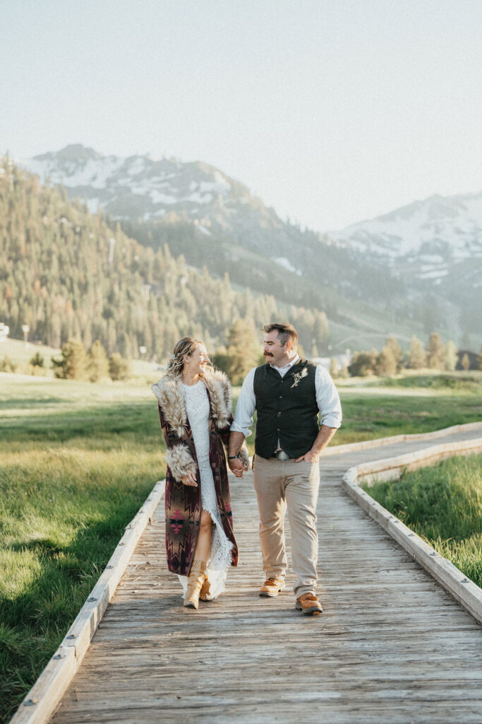 Wedding at Palisades Tahoe